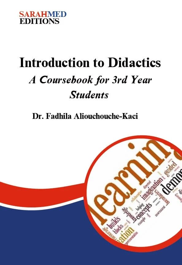 غلاف — Introduction to Didactics A Coursebook for 3rd Year Students