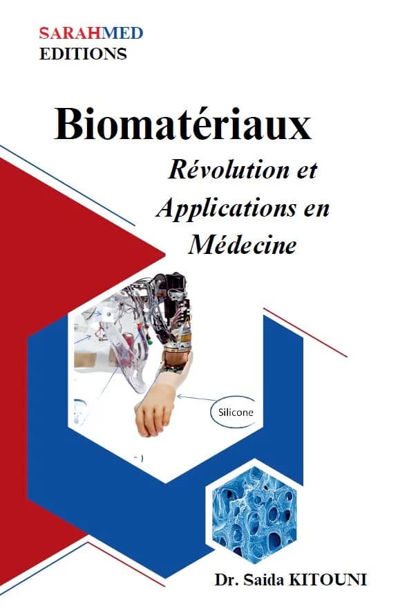 غلاف — Biomatériaux : Révolution et Applications en Médecine
